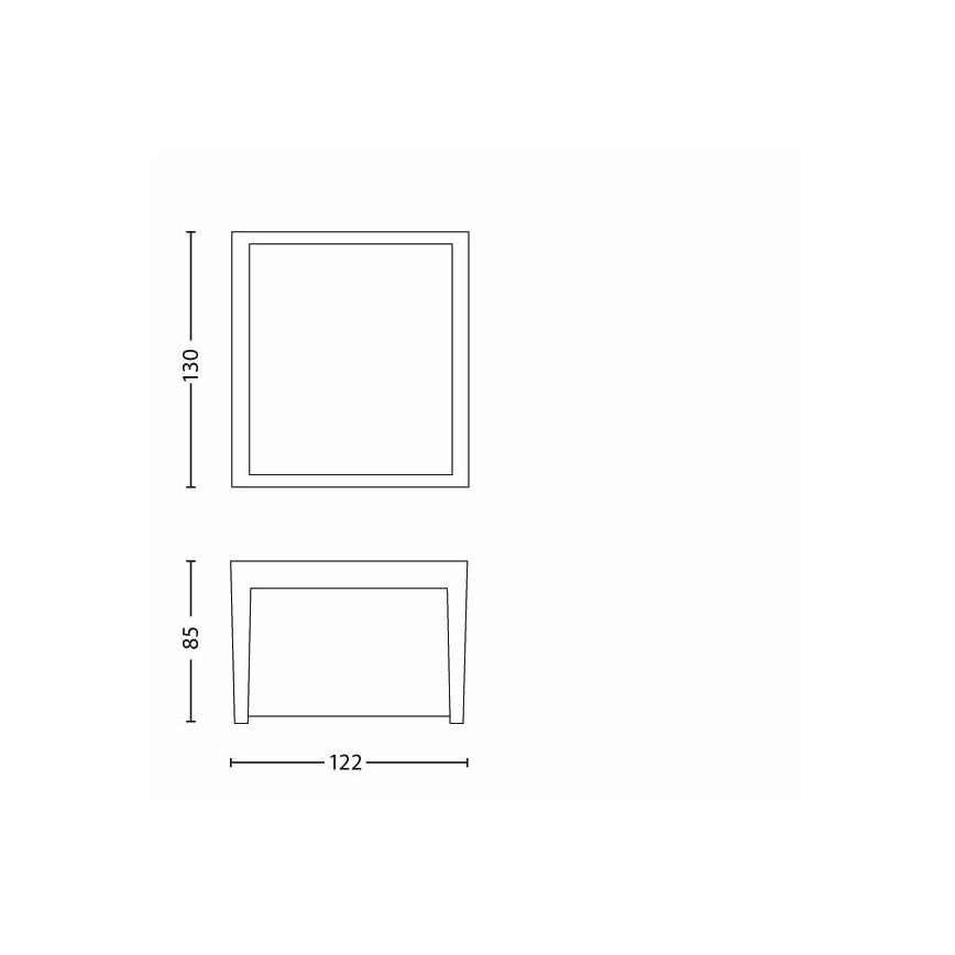 Philips - Iluminação de parede exterior LED LED/3W/230V IP44 2700K