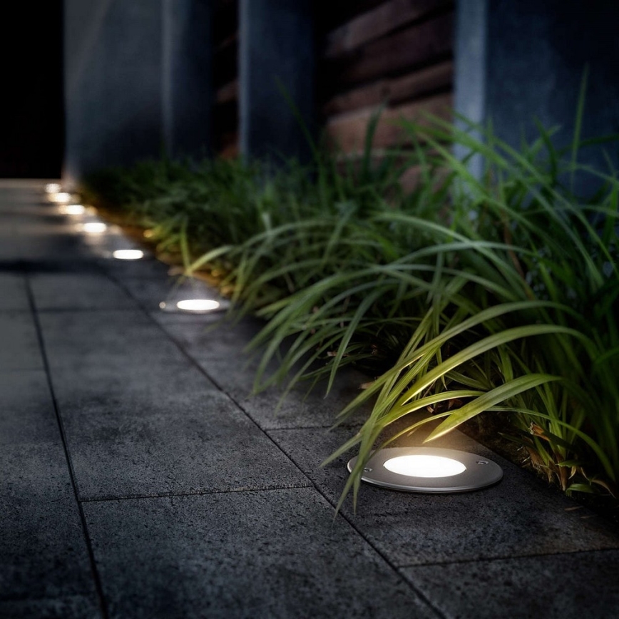 Philips - Luminária LED de embutir para exterior / 3W / 230V
