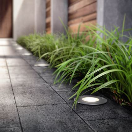 Philips - Luminária LED de embutir para exterior / 3W / 230V