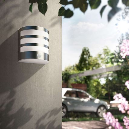 Philips - Aplique de parede LED para exterior com sensor, 3 W, IP44
