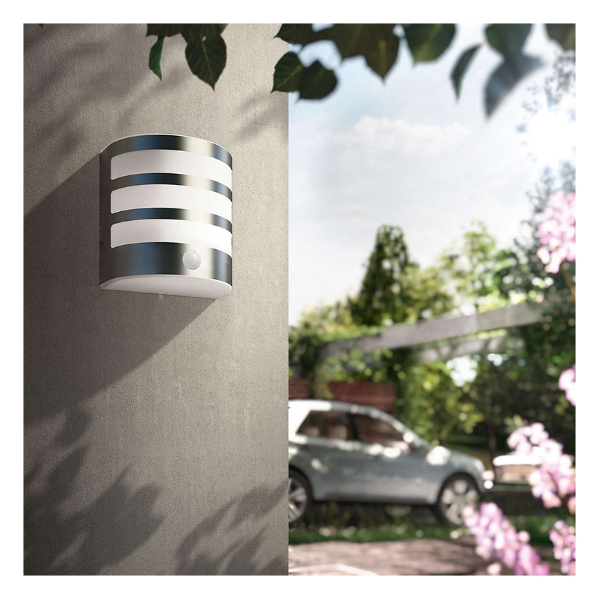Philips - Aplique de parede LED para exterior com sensor, 3 W, IP44