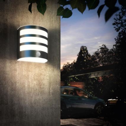 Philips - Aplique de parede LED para exterior com sensor, 3 W, IP44