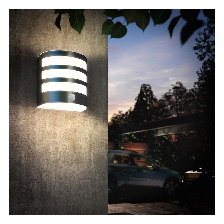 Philips - Aplique de parede LED para exterior com sensor, 3 W, IP44