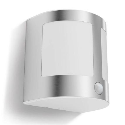 Philips - Luz de parede LED de exterior com sensor 1xLED/3,5W IP44