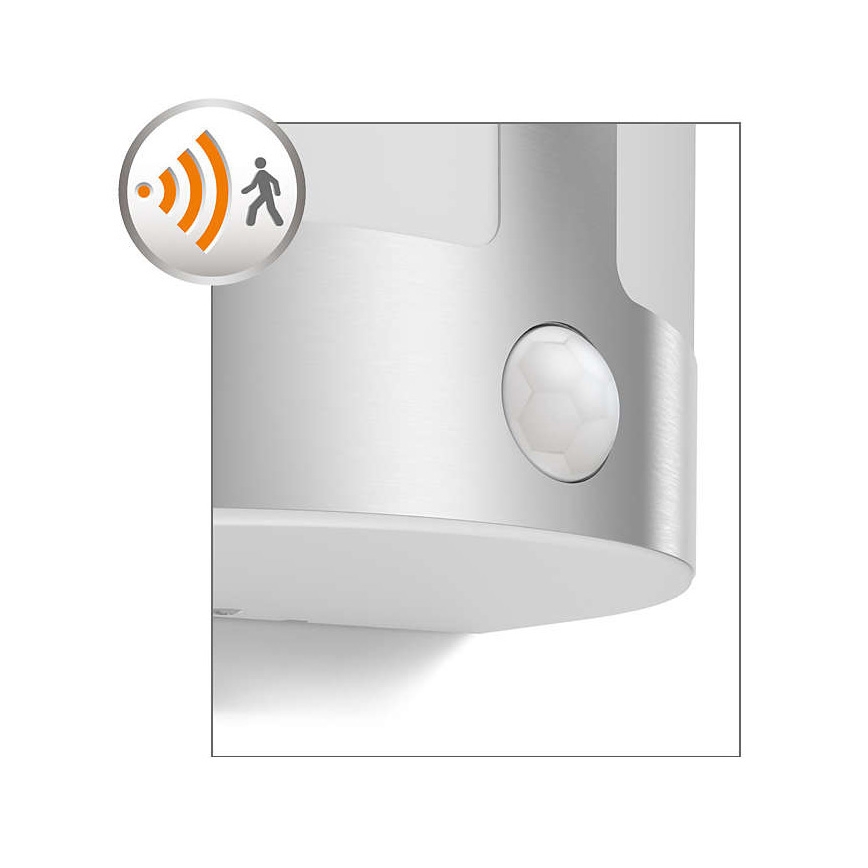Philips - Luz de parede LED de exterior com sensor 1xLED/3,5W IP44