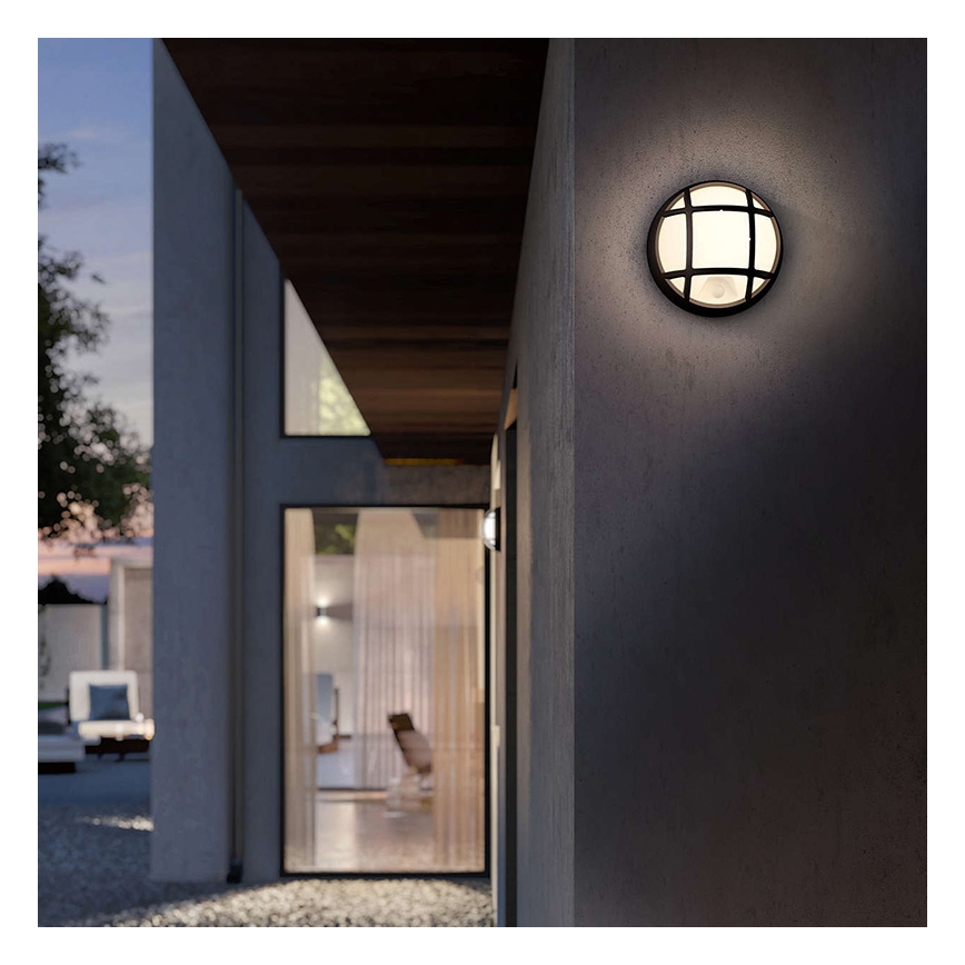 Philips 17319/30/16 - Luz de parede LED de exterior com sensor EAGLE 1xLED/3W IP44