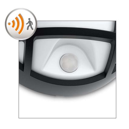 Philips 17319/30/16 - Luz de parede LED de exterior com sensor EAGLE 1xLED/3W IP44