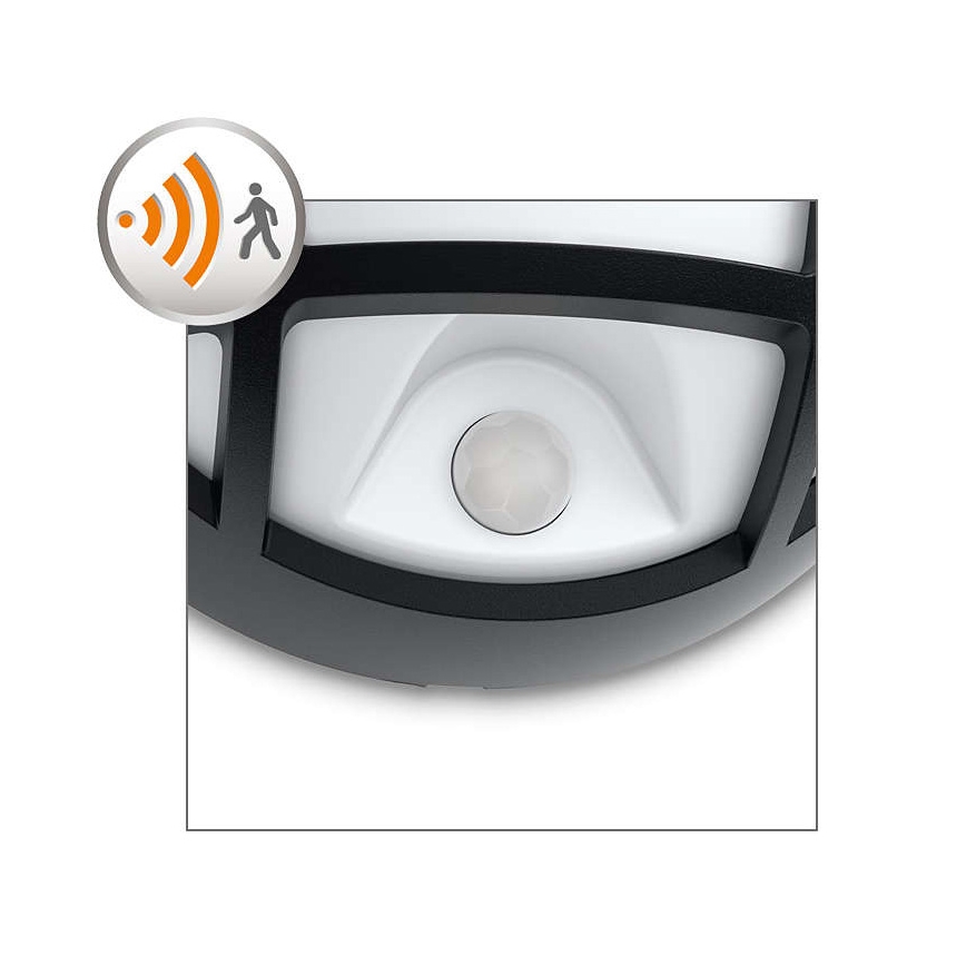 Philips 17319/30/16 - Luz de parede LED de exterior com sensor EAGLE 1xLED/3W IP44