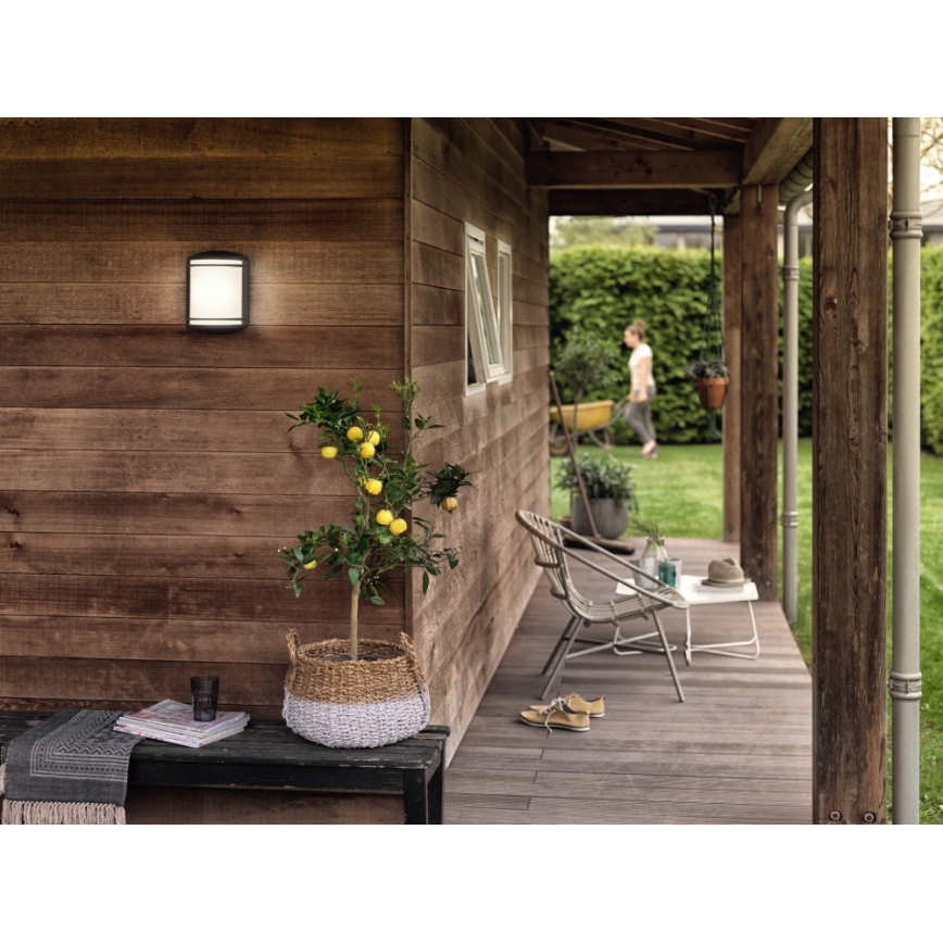 Philips - Iluminação de parede exterior 1xLED/6W/230V IP44