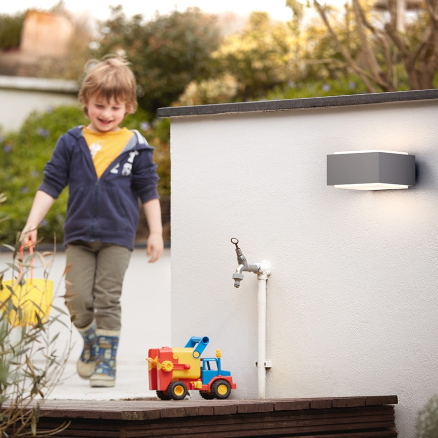 Philips - Iluminação de parede exterior E27/42W/230V IP44