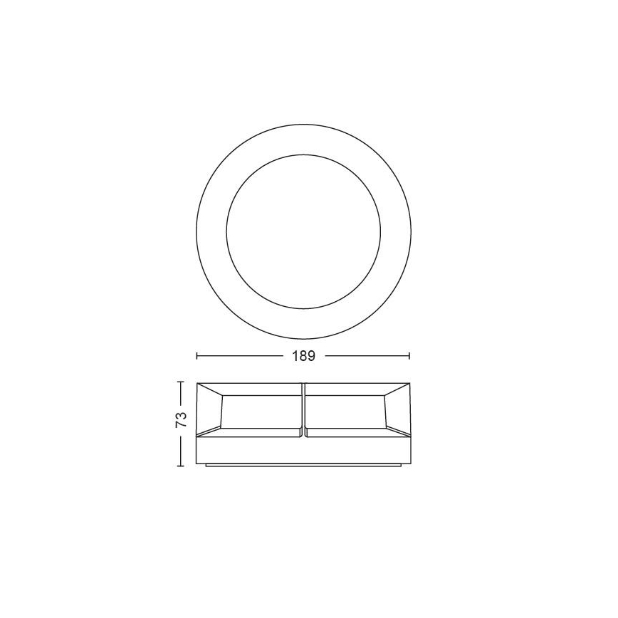 Philips - Iluminação exterior LED LED/12W/230V IP44