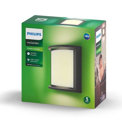 Philips - Iluminação de parede exterior LED LED/12W IP44
