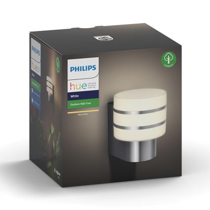 Philips - Luminária de parede exterior LED regulável Hue TUAR 1xE27/9,5W IP44