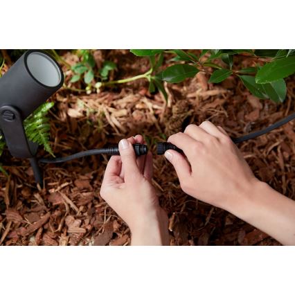 Philips - CONJUNTO 3x Luminária LED Spot Hue LILY 3xLED/8W/230V IP65