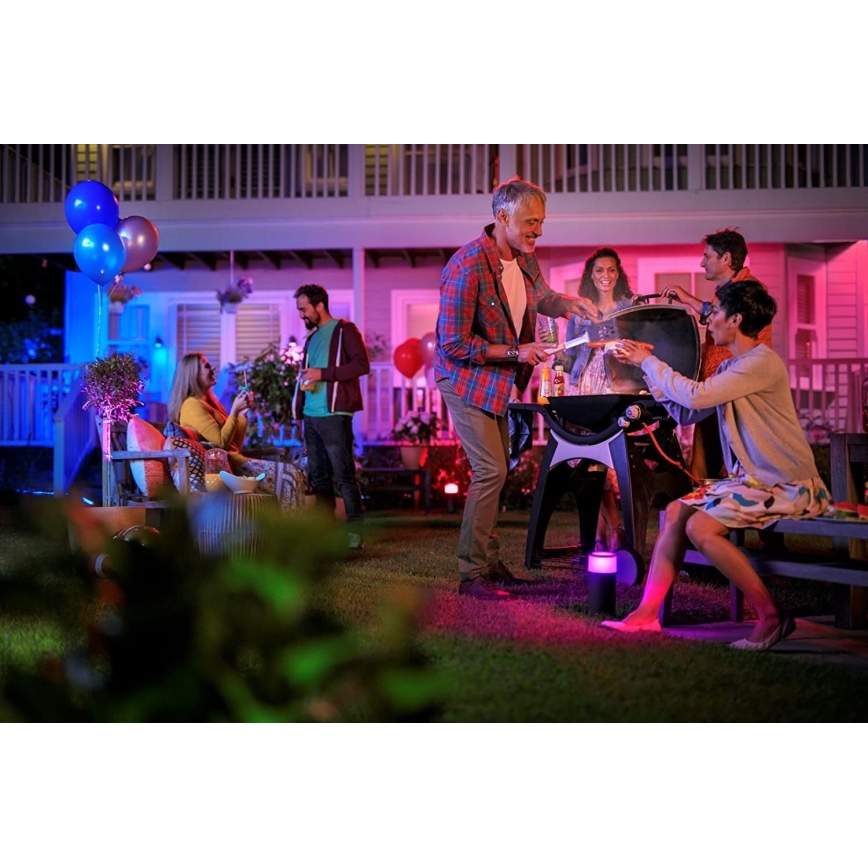 Philips - CONJUNTO 3x Luminária LED Spot Hue LILY 3xLED/8W/230V IP65