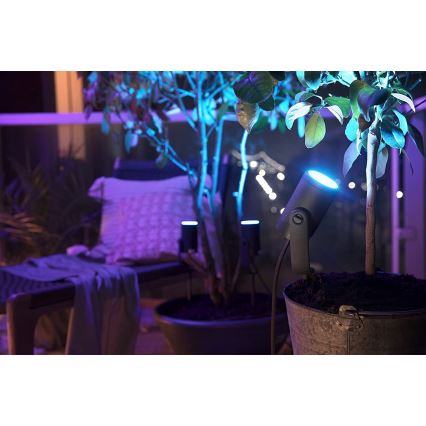 Philips - Kit de extensão para luminária de destaque externa LED RGB Hue LILY LED/8W/230V IP65