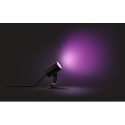 Philips - Luminária de destaque exterior LED RGB Hue LILY LED/8W/230V IP65