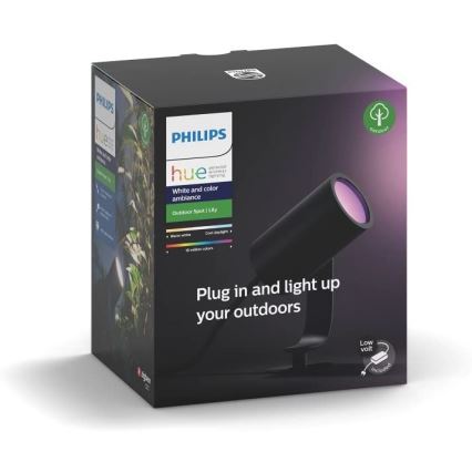 Philips - Luminária de destaque exterior LED RGB Hue LILY LED/8W/230V IP65