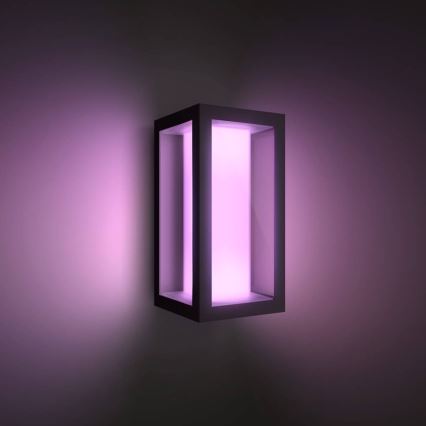 Philips - LED RGBW Iluminação de parede exterior com regulação Hue IMPRESS 2xLED/8W/230V 2000-6500K IP44