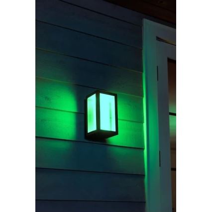 Philips - LED RGBW Iluminação de parede exterior com regulação Hue IMPRESS 2xLED/8W/230V 2000-6500K IP44