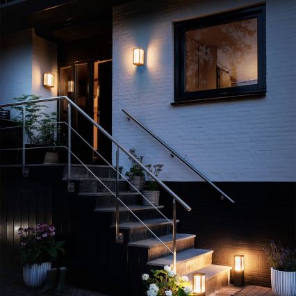 Philips - LED RGBW Iluminação de parede exterior com regulação Hue IMPRESS 2xLED/8W/230V 2000-6500K IP44