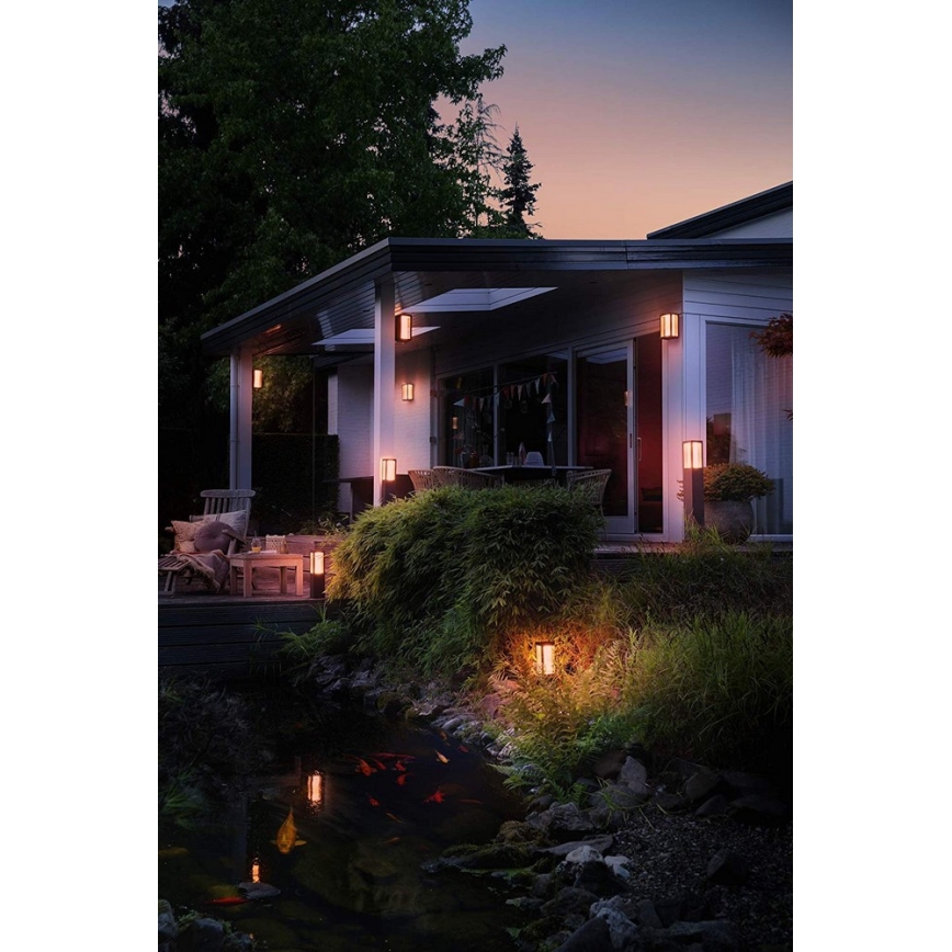 Philips - Candeeiro exterior LED RGB Hue IMPRESS 2xLED/8W/230V IP44