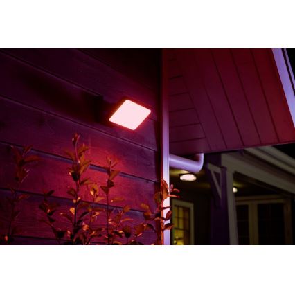 Philips - LED RGBW Regulação exterior reflektor Hue DISCOVER 2xLED/15W/230V 2000-6500K IP44
