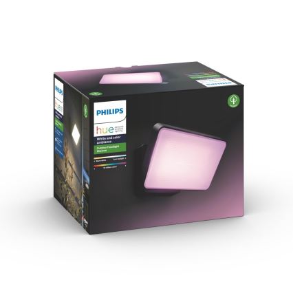 Philips - LED RGBW Regulação exterior reflektor Hue DISCOVER 2xLED/15W/230V 2000-6500K IP44