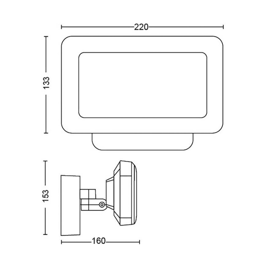 Philips - LED RGBW Regulação exterior reflektor Hue DISCOVER 2xLED/15W/230V 2000-6500K IP44