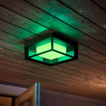 Philips - LED RGBW Iluminação de parede exterior com regulação Hue ECONIC LED/15W/230V 2000-6500K IP44