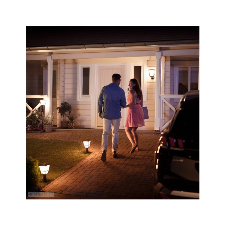 Philips - Luminária de parede exterior regulável LED RGBW Hue ECONIC LED/15W/230V IP44
