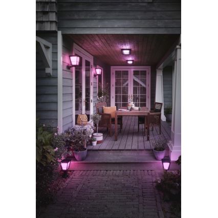 Philips - LED RGBW Iluminação de parede exterior com regulação Hue ECONIC LED/15W/230V 2000-6500K IP44