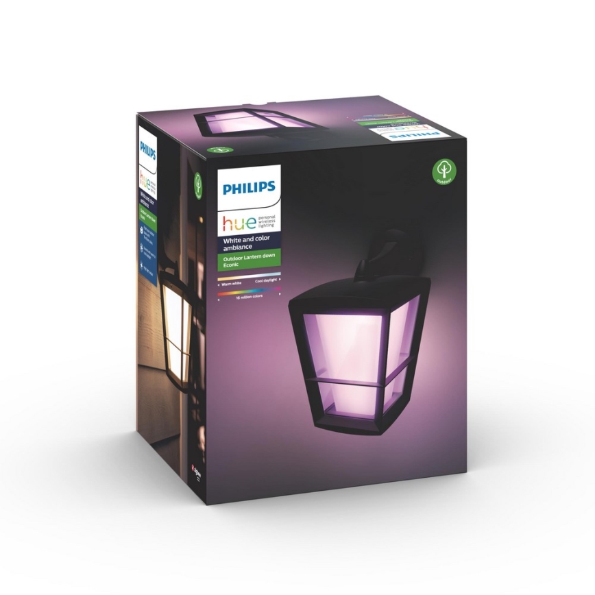 Philips - LED RGBW Iluminação de parede exterior com regulação Hue ECONIC LED/15W/230V 2000-6500K IP44