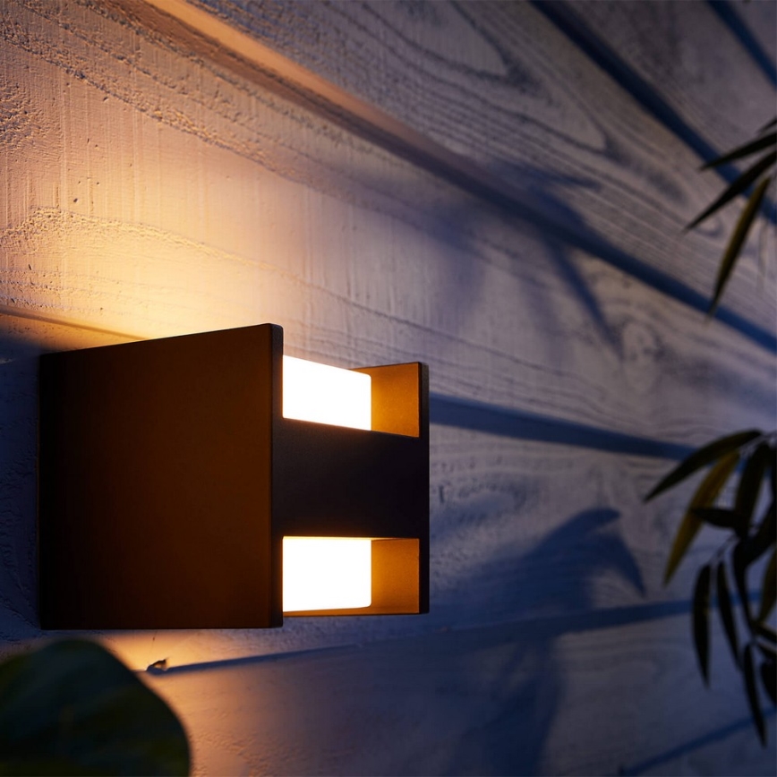 Philips - LED Iluminação de parede exterior com regulação Hue FUZO LED/15W/230V IP44