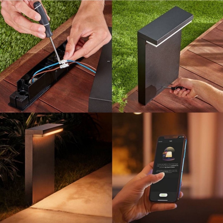 Philips - LED RGBW Regulação exterior candeeiro Hue NYRO LED/13,5W/230V 2000-6500K IP44