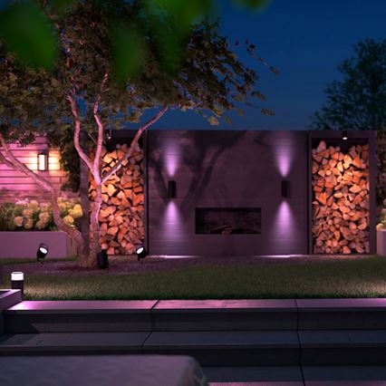 Philips - LED RGBW Iluminação de parede exterior com regulação Hue APPEAR 2xLED/8W/230V IP44