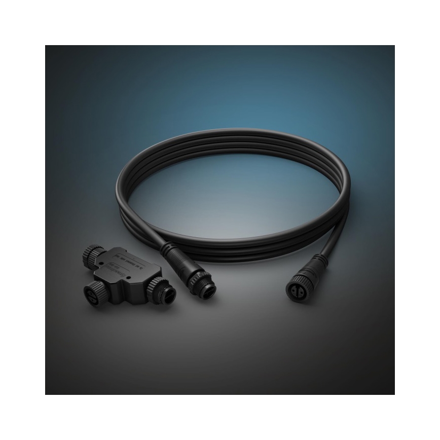 Philips - Cabo 2,5 m + divisor de tomadas T