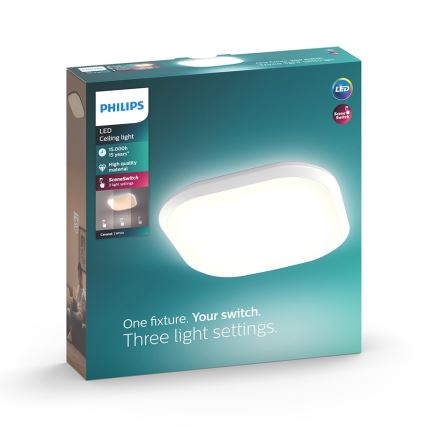 Philips - Iluminação de teto LED com regulação LED/18W/230V
