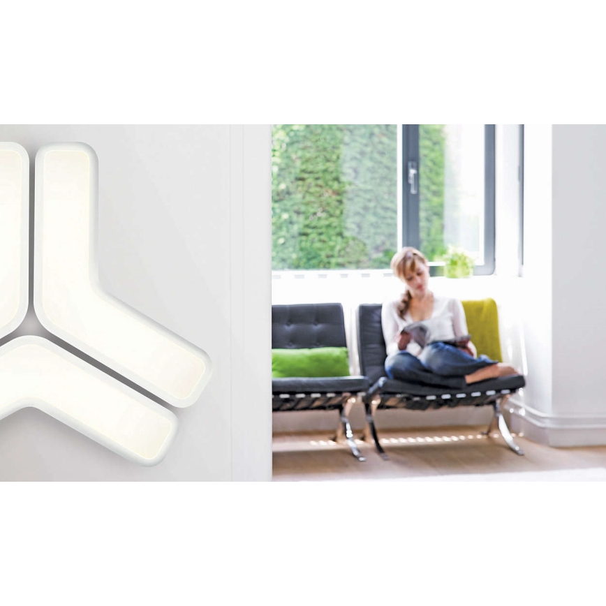 Philips 33100/31/16 - Luz de parede MYLIVING PLAYFUL 2x2G7/11W branco
