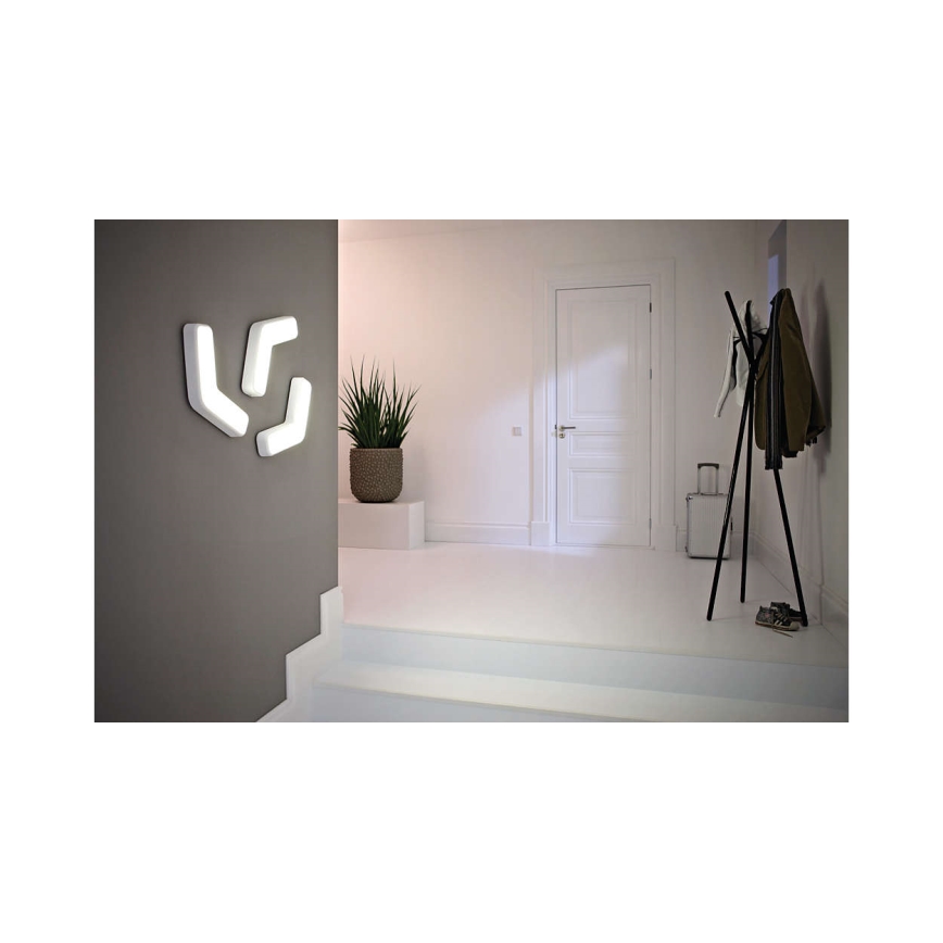 Philips 33100/31/16 - Luz de parede MYLIVING PLAYFUL 2x2G7/11W branco