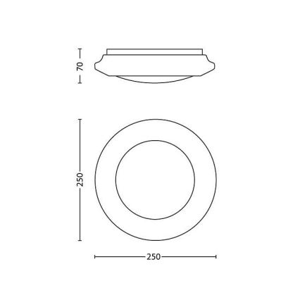 Philips - Luminária de Teto LED/6W/230V 4000K