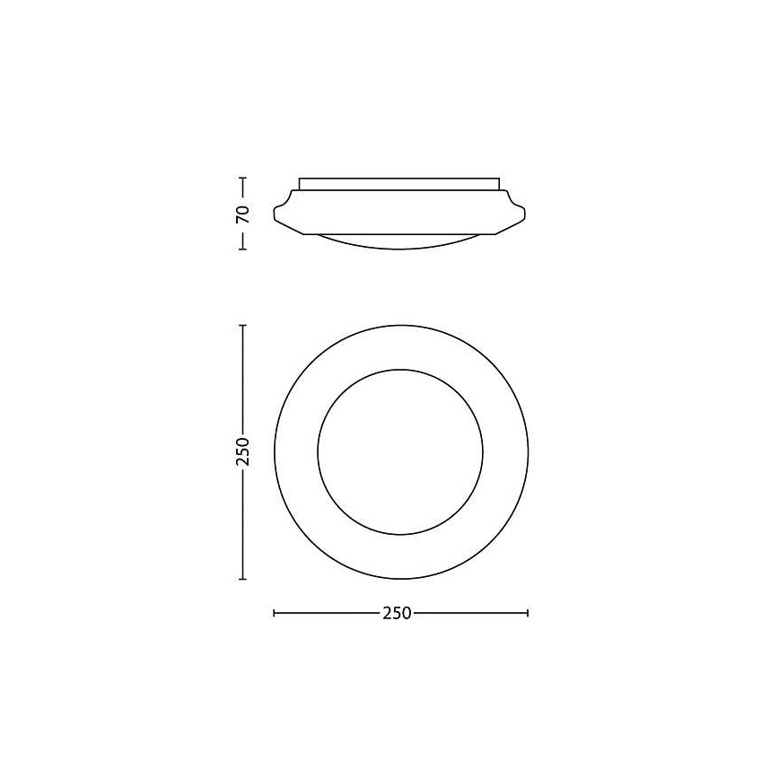 Philips - Luminária de Teto LED/6W/230V 4000K