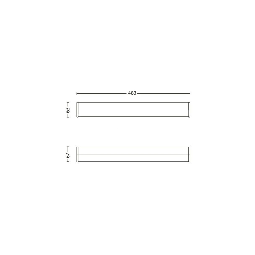 Philips - Candeeiro de parede para casa de banho LED 3xLED/2,5W IP44