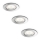 Philips - 3x Iluminação de casa de banho LED 3xLED/4,5W IP65