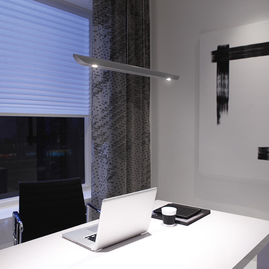 Philips 40747/48/16 - Candelabro suspenso LED com regulação MYLIVING SELV 2xLED/7,5W/230V