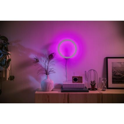Philips - Luminária de parede LED RGBW regulável Hue SANA White and Color Ambiance LED/20W/230V