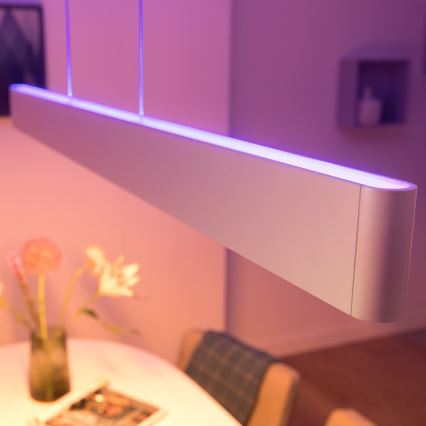 Philips - LED RGBW Candelabro suspenso com regulação Hue ENSIS White And Color Ambiance 2xLED/39W/230V