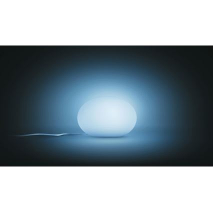 Philips - Candeeiro de mesa LED RGB com regulação Hue FLOURISH White And Color Ambiance 1xE27/9,5W/230V