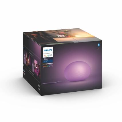 Philips - Candeeiro de mesa LED RGB com regulação Hue FLOURISH White And Color Ambiance 1xE27/9,5W/230V