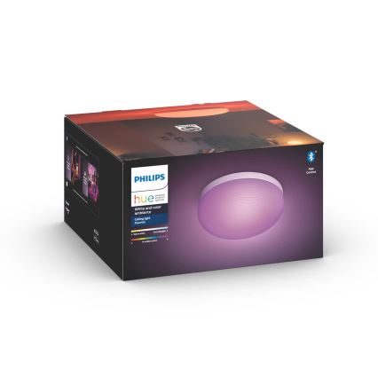 Philips - Luminária de teto LED RGBW regulável Hue FLOURISH White And Color Ambiance LED/32W/230V